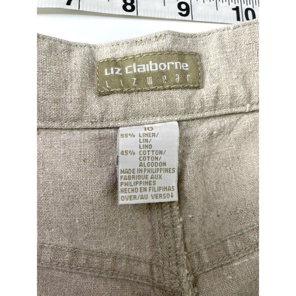 Vintage Linen Pants Liz Claiborne Linen Pants Womens Linen VTG Pants 32x32 Linen - Picture 9 of 16